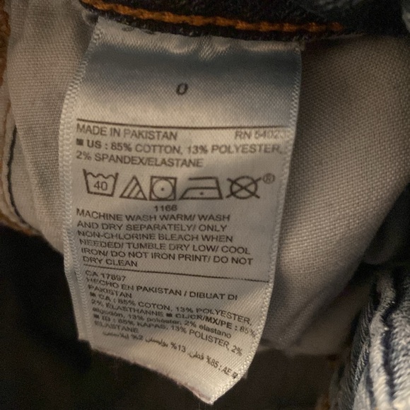 Old Navy Rockstar Skinny Mid-Rise Jeans. Size 0 - Picture 5 of 5